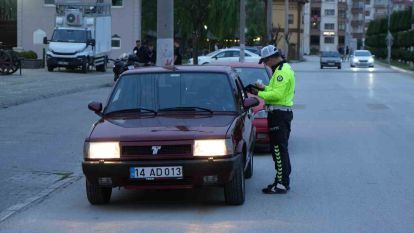 Bolu'da trafik denetimleri sıkılaştırıldı