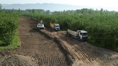 Düzce'de bu yıl 4 bin 950 metre yeni yol açıldı