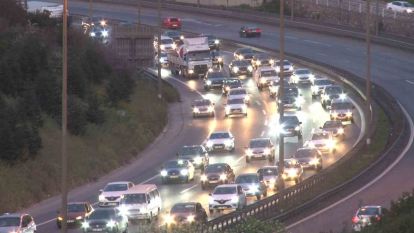 TEM Otoyolu'nun Kocaeli geçişinde bayram trafiği yoğunluğu