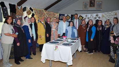 Pazarköy Müntaze Bilgin Köy Yaşam Merkezinde El Sanatları Sergisi açıldı