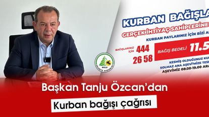 Bolu Belediyesi Kurban bağışlarınızı bekliyor