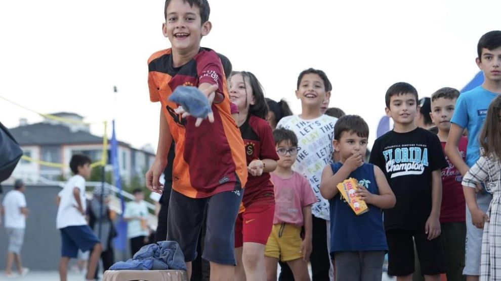 Dereli Tütüncü Mahallesi çocukları spor yaptı