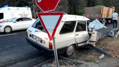 Bolu-Mudurnu yolunda feci kaza: 1 ölü, 1 yaralı