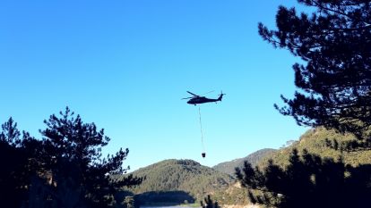 Bolu'da orman yangını 21'nci saatinde: Sabahın ilk ışıklarıyla havadan müdahale başladı