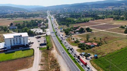 D-100'ün Bolu geçişi ağır taşıtlara yasaklandı