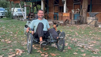 Belçika'dan bisikletle yola çıktı, Bolu'dan geçecek