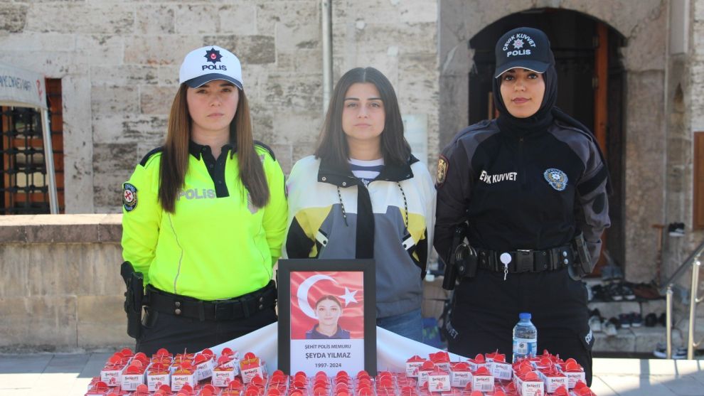 Bolu polisi, şehit meslektaşları Şeyda Yılmaz'ı unutmadı