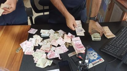 Engelli dilenci bir saatte bin 300 lira toplamış: Zabıta enseledi