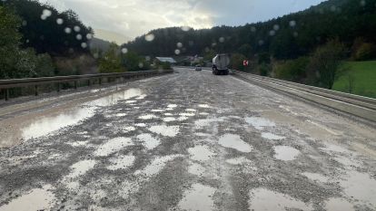 Mudurnu-Bolu Arası Tehlikeli Hale Geldi