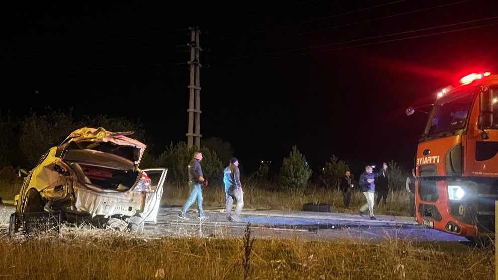 Bolu'da feci kaza: 2 ağır yaralı