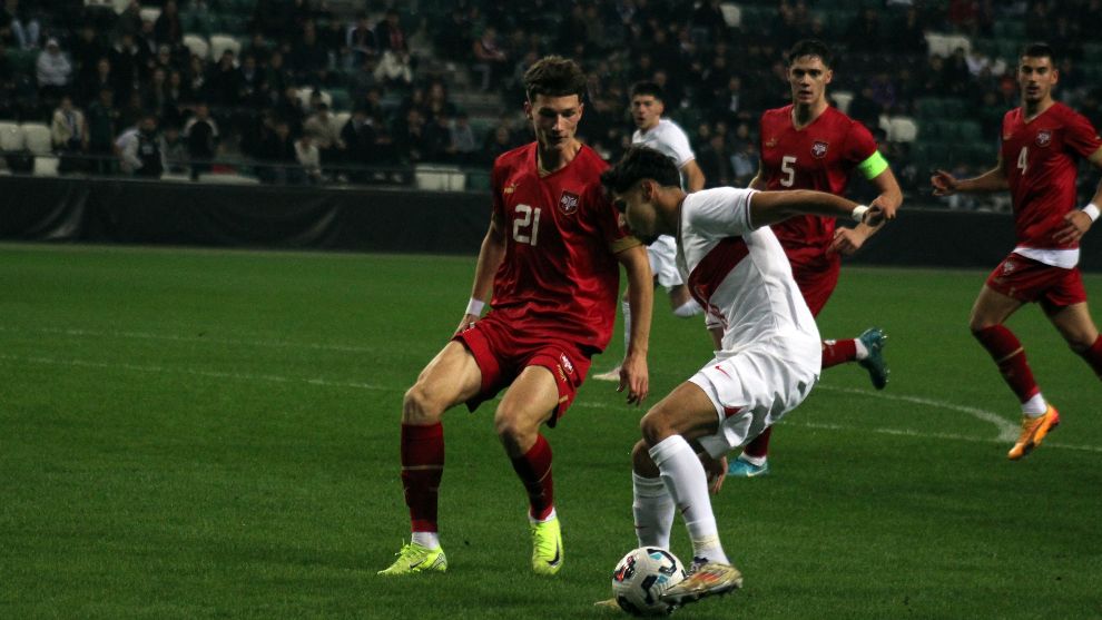 Hazırlık Maçı: Türkiye U21: 1 - Sırbistan U21: 2