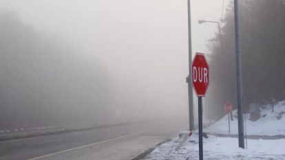 Bolu Dağı'nda Görüş Mesafesi 30 Metreye Düştü