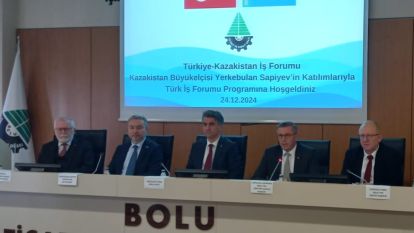 Bolu Ticaret ve Sanayi Odası ev sahipliğinde “Türkiye-Kazakistan İş Forumu” programı düzenlendi...