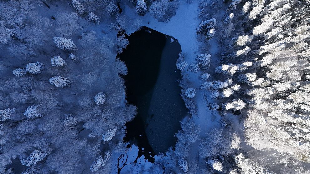 Bolu'nun dağlarında eşsiz manzara