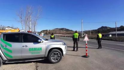 Bolu'da Kaçak Orman Emvali Denetimleri Yapıldı