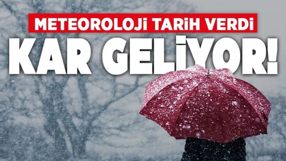 BOLU'YA KAR GELİYOR...