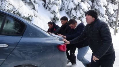 Abant'ta hem eğlence hem de çile