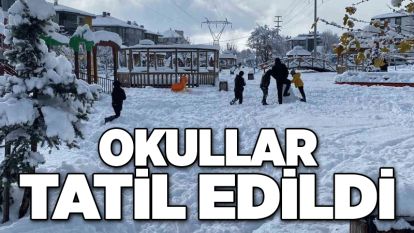 BOLU'DA OKULLAR 1 GÜN DAHA TATİL