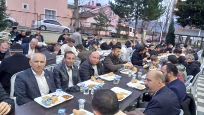 Bolu Sağlık Mahallesinde yaşayan vatandaşlardan 2000 kişilik  iftar…
