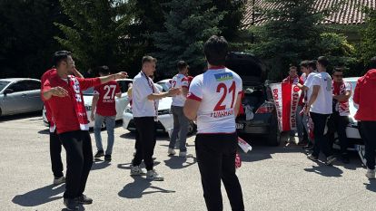 Boluspor taraftarı, 33 yıllık Süper Lig hasreti için 30 otobüsle yola çıktı