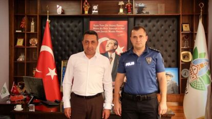 Başkomiser Orhan Erdoğan Mudurnu'ya Veda Etti