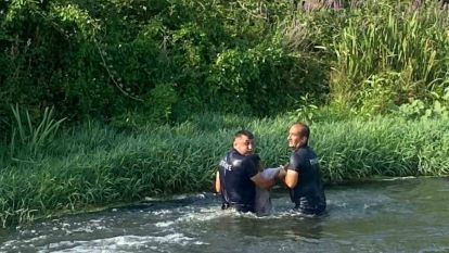 Çaya atlayan şahsı ekipler son anda kurtardı