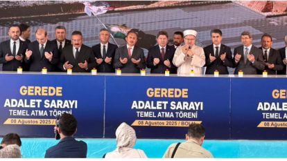Gerede'ye Adalet Sarayı Temeli Atıldı...