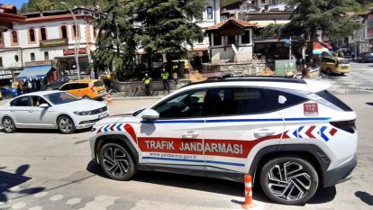 Mudurnu'da trafik denetimleri jandarmaya emanet