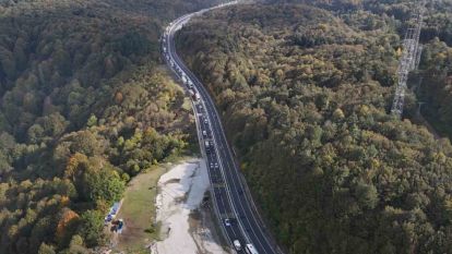 Bolu Dağı Tüneli'nde yapılan çalışmalar kara yolundaki trafiği artırdı