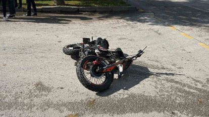 Bolu'da otomobille motosiklet çarpıştı: 1 yaralı