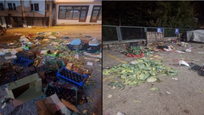 Mudurnu Pazarından Sonra Sokaklar Çöplerle Doldu: