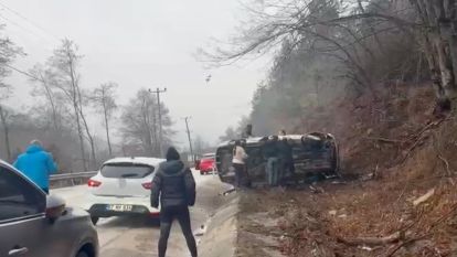 Abant yolunda takla arttı