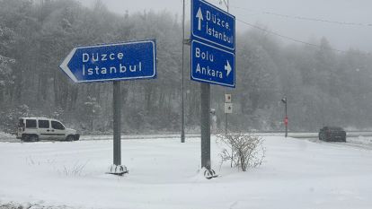 Bolu merkez, bolu dağı ve otoyolda yol durumu!