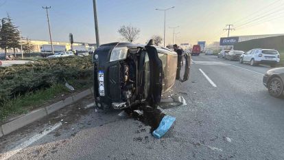 Trafik magandası kazaya sebep oldu