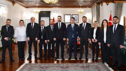 Bolu Berberler ve Kuaförler Odası'ndan Vali Aydın'a Ziyaret