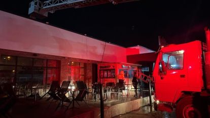 TEM Otoyolu'nda Dinlenme Tesisinde Yangın!