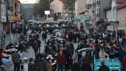 Mengen halkını buluşturan toplu iftar programı düzenlendi