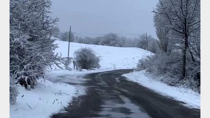 Bolu'da nisan ayında kar sürprizi