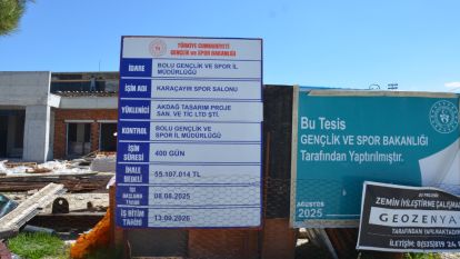 Karaçayır'a Modern Spor Salonu Geliyor...