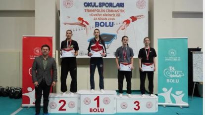 Okul Sporları Trampolin Cimnastik Türkiye Şampiyonası tamamlandı!