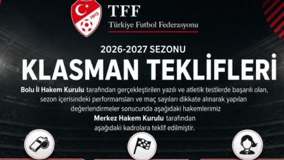 Bolulu Hakemlerin Başarısı Dikkat Çekti...