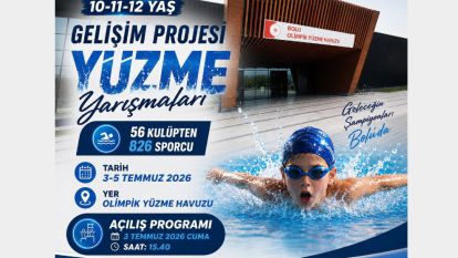 10-11-12 Yaş Gelişim Projesi Yüzme Yarışmaları, İlimizde...