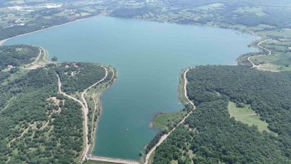 Bolu'da içme suyunun karşılandığı Baraj Gölet'inde su seviyesi yüzde 100'e ulaştı