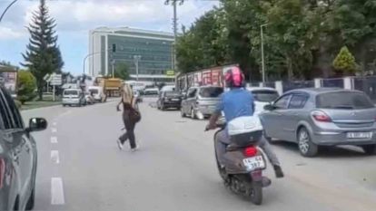 Bolu'da kazadan kıl payı kurtuldular