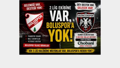 2. Lig Ekibine 5 Milyon Dolar, Boluspor'a Yok?