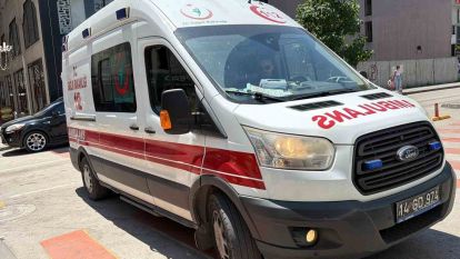 Bolu'da geri manevra yapan panelvan yaşlı kadına çarptı