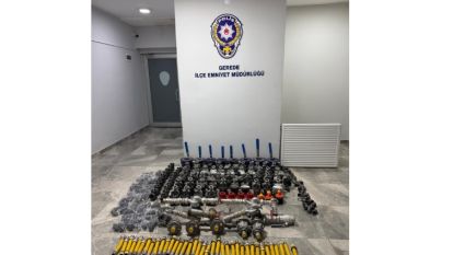 Bolu'da şantiyeden çaldığı 2,5 milyon liralık malzemeleri satmak isterken yakalandı