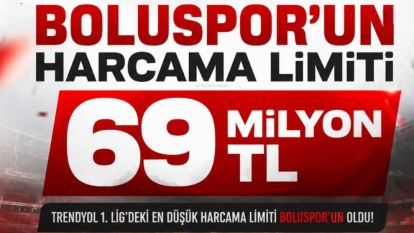 Harcama Limiti Olarak Belirlenen Rakam 69 Milyon TL