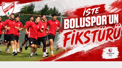 İşte Boluspor'un İlk Yarı Fikstürü