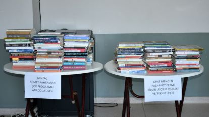 Okul Kütüphanelerine Binlerce Kitap Kazandırdı